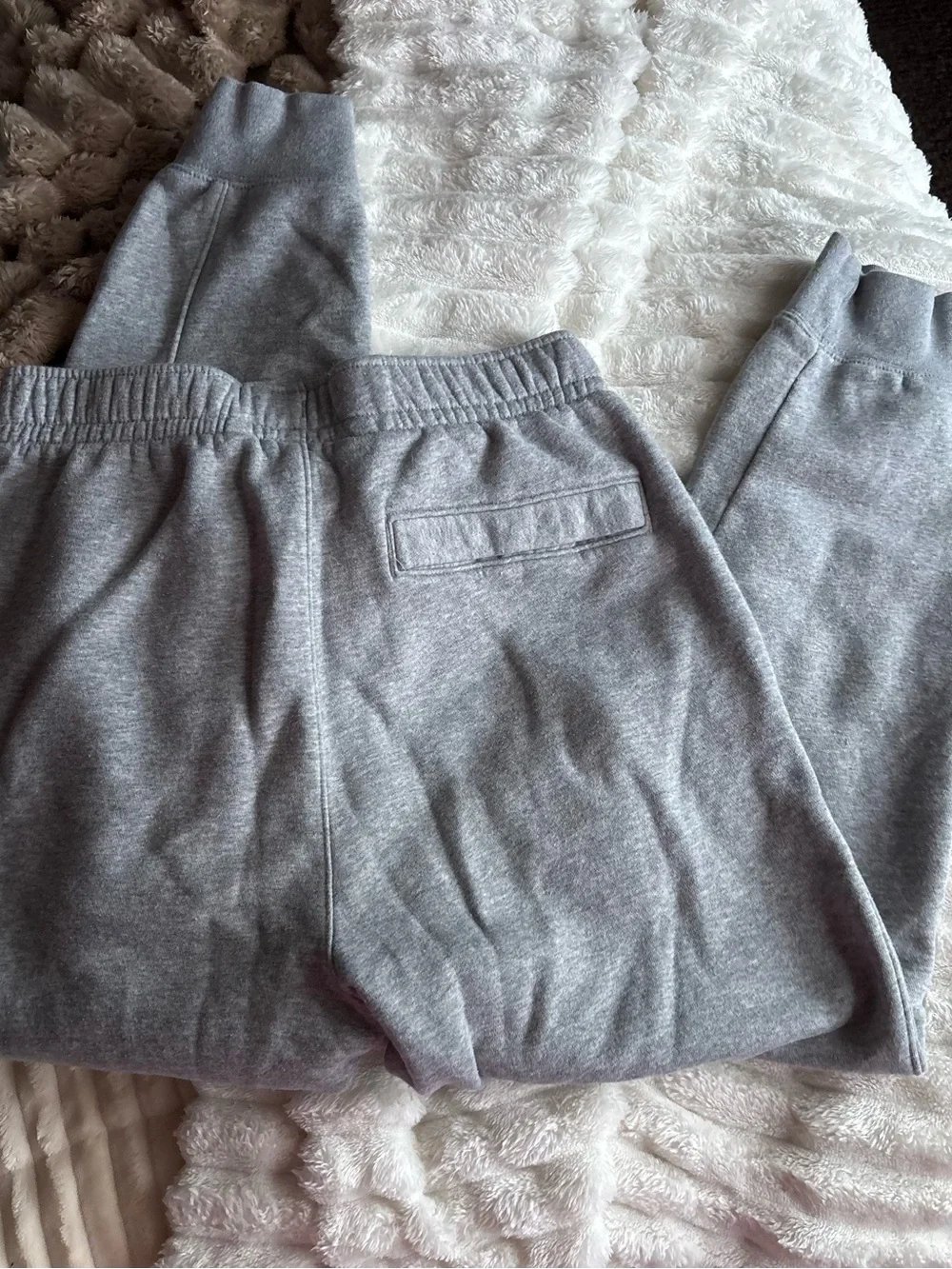 Nike Heather Gray Fleece Joggers